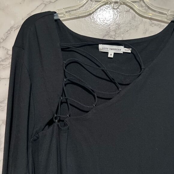 Good American Good Touch Shoulder Lace Bodysuit - Picture 8 of 12